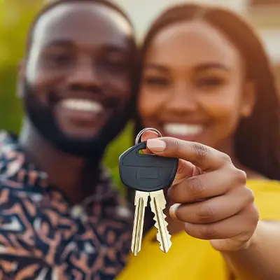 Black Couple Home Owners